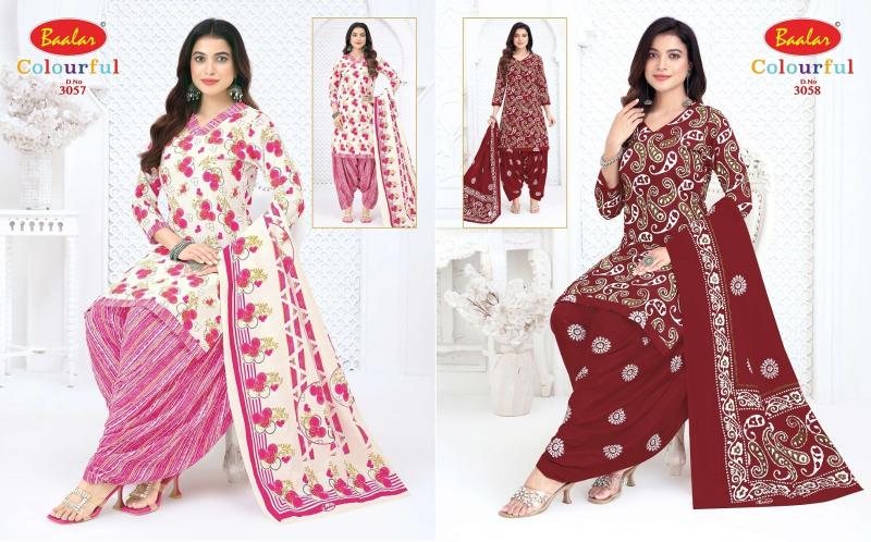 Baalar colourful vol 30 lucknowi dress material wholesalers in lucknow
